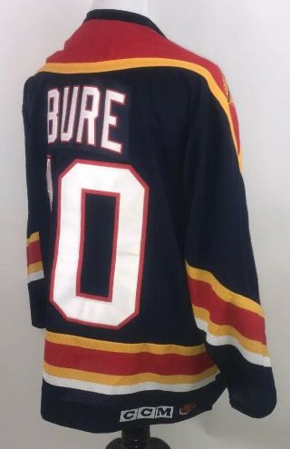 Florida Panthers Pavel Bure 10 NHL Ice Hockey Jersey Vintage Rare Shirt Size XL 7