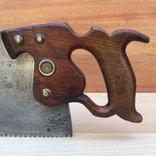 Premium Quality Sharp Vintage Disston No:7 Rip Saw Antique Old Tool 346