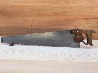 PREMIUM Quality SHARP Vintage DISSTON No:7 RIP SAW Antique Old Tool 346 2