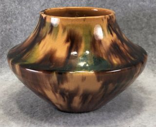 Frederick H Rhead Pottery Santa Barbara 3.  5 " Cabinet Vase Test Marks Rare
