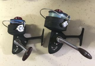 2 Vintage Dam Quick Spinning Fishing Reels 440 & 220 West Germany