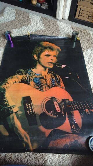 David Bowie Rare Vintage Music Poster 1970 