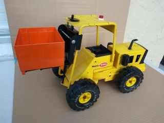 Vintage Mighty Tonka Loader Fork Lift Pressed Steel Toy Vehicle XMB 975 7