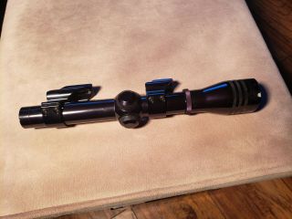 Vintage find Redfield 2 3/4 TV Widefield Rifle Scope with shoot - thru rings 2