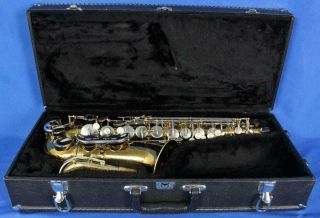 Vintage Armstrong Alto Saxophone Sax Woodwind Instrument W/ Case