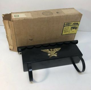 Nos Vintage Wall Mount Mail Box Gold Eagle Gemini 3shb Mailbox S&h Green Stamp