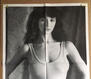 Kate Bush Wuthering Heights Vintage Poster Pin - up Music Memorabilia 1970’s UK 2