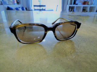 Vintage AO American Optical Ornate Eyeglasses Horn Rim Arnel Dean Glasses Rare 2