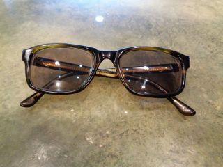 Vintage AO American Optical Ornate Eyeglasses Horn Rim Arnel Dean Glasses Rare 4