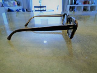 Vintage AO American Optical Ornate Eyeglasses Horn Rim Arnel Dean Glasses Rare 5