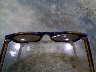 Vintage AO American Optical Ornate Eyeglasses Horn Rim Arnel Dean Glasses Rare 8
