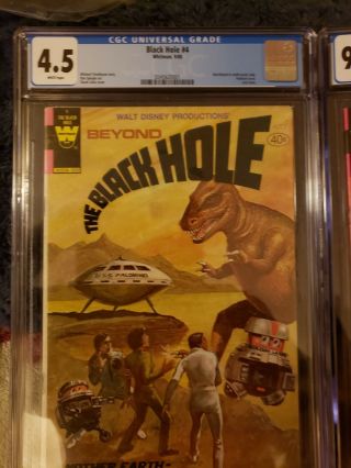 The Black Hole Comic 4 Jack Kirby Whitman 4 Cgc Graded White Pages Rare