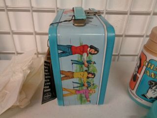 VINTAGE 1978 ALADDIN CHARLIES ANGELS METAL LUNCHBOX COMPLETE THERMOS TAG 5