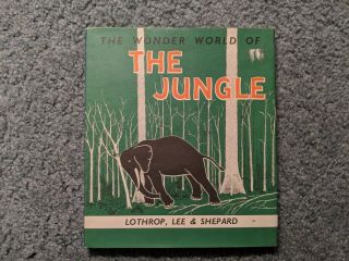 The Wonder World Of The Jungle Marie Neurath Childens Book 1963 Vtg Dust Jacket