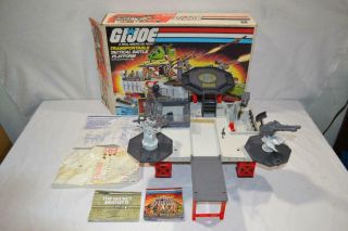 Vintage Gi Joe 3 3/4 Transportable Tactical Battle Platform W Box
