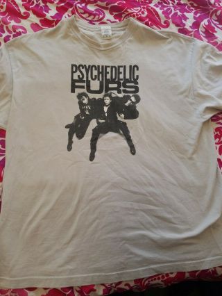 Vintage 90s Psychedelic Furs T - Shirt Tour Rock Punk 2xl Xxl Band