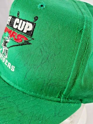 1989 VTG SASKATCHEWAN ROUGHRIDERS Autographed Snapback Hat Grey Cup Champs CFL 4