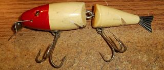 Vintage Creek Chub Musky Wiggle Fish/very Rare Uncatalogued Lure