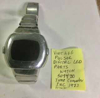 Vintage 1973 Pulsar Time Computer Parts Watch With Magnet