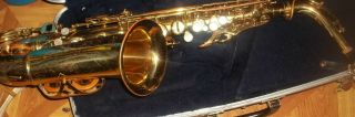 VINTAGE Conn Shooting Star Alto Saxophone Conn Brass Saxophone plus Conn Case 6