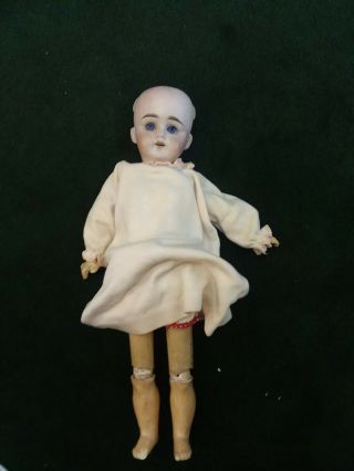 Antique German Doll W Bisque Head Composition Legs Body N Hands