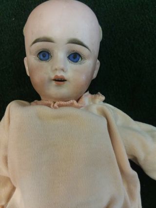 antique German doll w bisque head composition legs body n hands 2