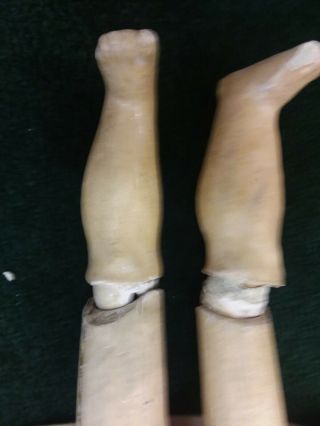 antique German doll w bisque head composition legs body n hands 5