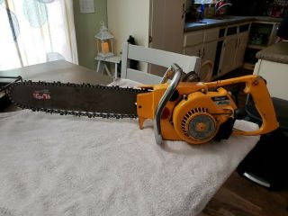 Orline Mustang Chainsaw.  Vintage.  Rare.