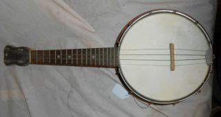 Vintage May Bell Banjo Ukulele Banjolele (swingerland???)