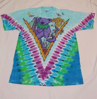 Grateful Dead T - Shirt Vintage 1993 Nyc Dead " Dancing In The Street " Size L