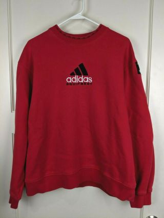 Vintage Adidas Equipment Limited Edition Red Sweatshirt Rare Men 