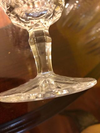 VINTAGE Possibly Waterford? Crystal LISMORE Set of 8 Water Goblets 7.  25” 3