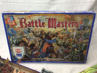 Vintage 1992 Battle Masters Fantasy Board Game from Milton Bradley 2
