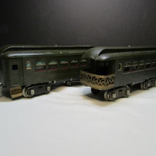 Vintage Lionel 35 &36 Standard Ga.  Passenger Set 1914 - 1926 Gd.  To V.  G.