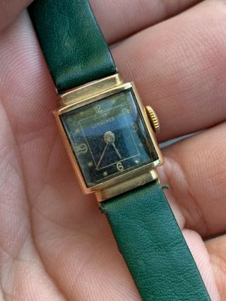 Rare Vintage Longines - Wittnauer Yellow 14k Gold Ladies Watch