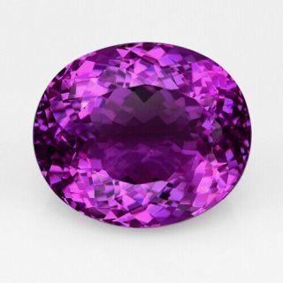 Vvs 47.  85ct 100 Natural Brillant Cut Purple Amethyst Qatgt814