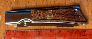 Al Mar Gun Stock Folding Knife With Holster Rare