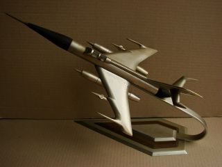 Russian Soviet Ussr Desk Model Airplane Metal Fighter Military Rare