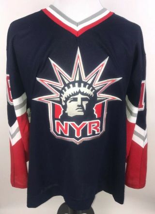Pat Lafontaine York Rangers Ccm Size Xl Vintage Nhl Hockey Jersey Sweater