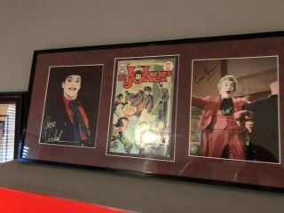 Jack Nicholson Signed Ceasar Romero Rare Authentc One Of A Kind Joker Comic