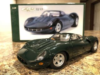 Autoart Millennium Jaguar Xj 13 1:18 Die Cast Model Green Rare Htf