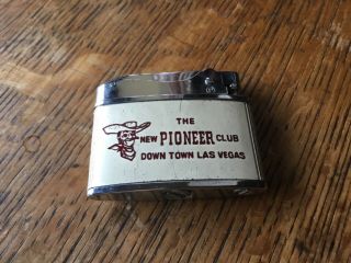Vintage Casino Lighter The Pioneer Club In Las Vegas