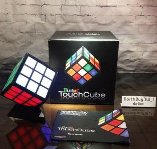 Rare Rubiks Touchcube Techno Source Touch Cube Electronic Lighted Digital Lights