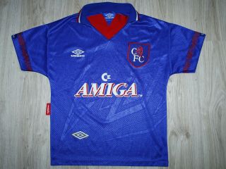 Authentic Vintage Umbro Chelsea Amiga 1994/95 Home Shirt Size S