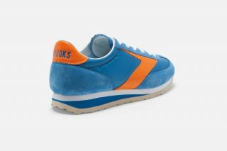 Brooks Vanguard Mens Vintage Retro Running Shoes Blue Orange Sz 12 1101661 D488 2