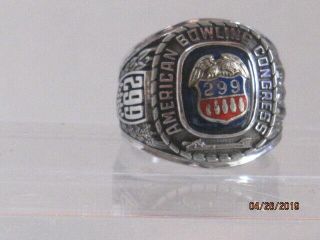 Abc 299 Bowling Ring - Stainless - Size 10 1/2