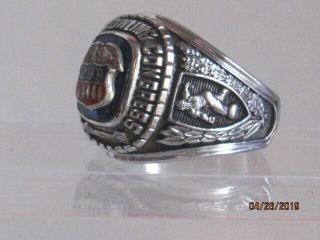 ABC 299 Bowling Ring - Stainless - Size 10 1/2 2