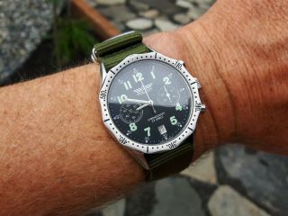 Rare Poljot Junghans J88 Mechanical 3133 Chronograph Le Diver Watch