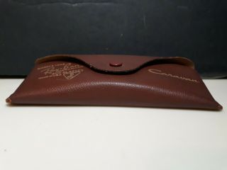 VINTAGE RAY BAN CARAVAN LEATHER SUNGLASS CASE BAUSCH AND LOMB 3