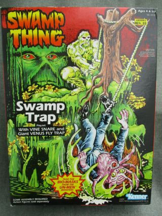 Vintage 1990 Kenner Swamp Thing Swamp Trap Toy Play Set